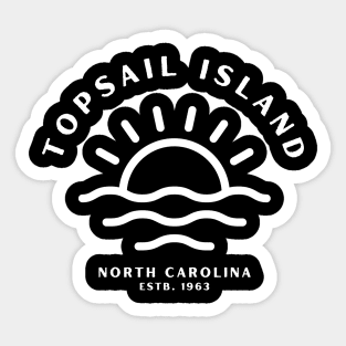 Topsail Island, North Carolina Sunrise Sticker